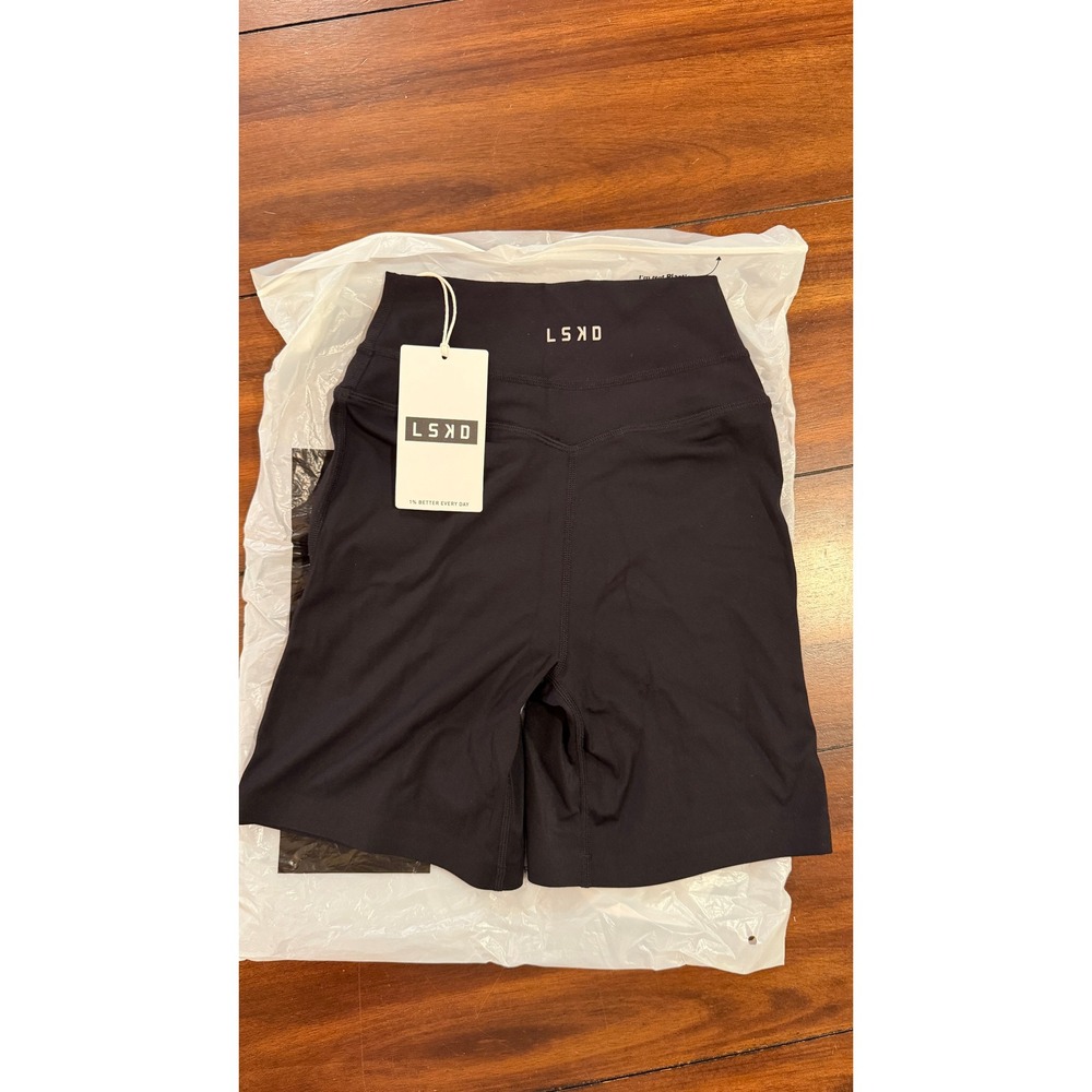 LSKD Enhance Mid Short Tights Black XS Ultra High Rise 6 Inch Short NEW NWT - Picture 10 of 16